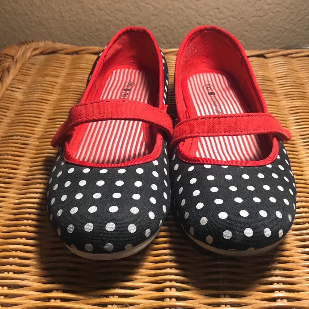 Cute Summer Polka-Dot Flats